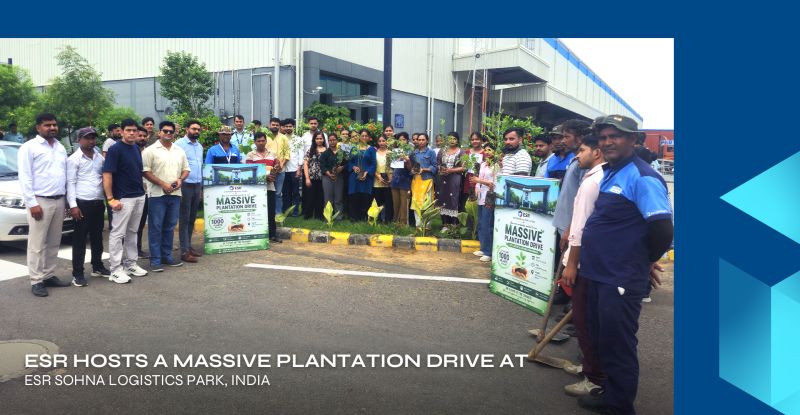 At ESR Sohna Logistics Park, protecting the environment starts with action.